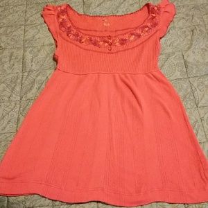 Free People Tunic Sequined Sweater